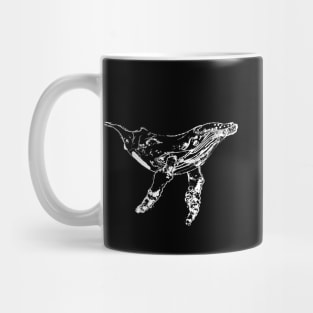 Ghostly White Humpback Whale Mug